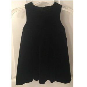 Pottery Barn Black Velvet Dress NWT | 3-6 m